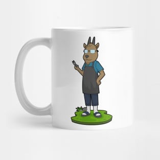 Goat Hairdresser Scissors Mug